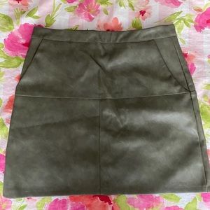 Stella Luce Leather Skirt